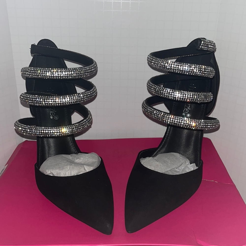 Shoe Dazzle Menelaos Embellished Pumps